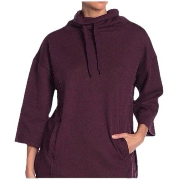 NWOT UGG Womens Oversized Funnel Neck Poncho Sweatshirt M/L Cowl Neck Pullover - Picture 1 of 9